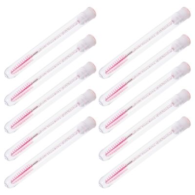 Beavorty 10pcs Disposable Mascara Brushes for Women Pink Eyelash Makeup Tools High-grade Material Convenient Single Use for Stylish Makeup Looks