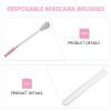 Beavorty 10pcs Disposable Mascara Brushes for Women Pink Eyelash Makeup Tools High-grade Material Convenient Single Use for Stylish Makeup Looks view 2
