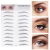 Water Proof Stickers 2- Pack Eyebrow Eyebrow Tool Imitation Eyebrow Eyebrow Transfer Stickers Stickers Posted 3d Stickers view 3