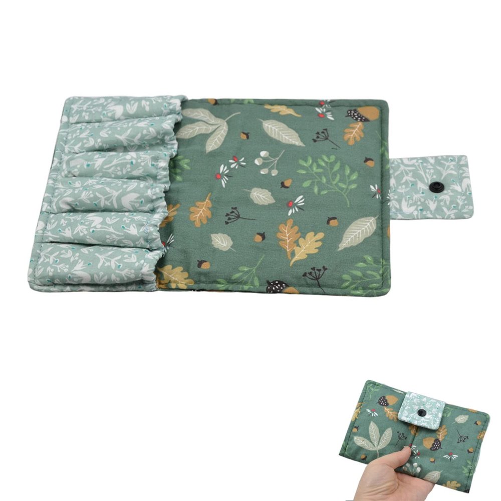 rainbowstar Essential Oil Purse Oils Roller Carry Case Essential Oil Pouch Storage Bag with 6 Slots for Travel Presentation
