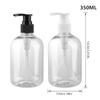 KALLORY 6pcs Dispenser Pump Bottles for Liquid Soap Versatile Press Pump Containers for Home Cleaning and Travel Use view 3