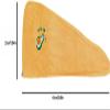 Gfrtisng 5PCS Rapid Drying Towel,Rapid Hair Drying Towel for Women,Super Absorbent Coral Fleece Ladies Hair Towel Set,Soft Dry Hair Towel with Embroidery for Children and Women view 2