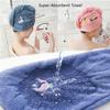 Gfrtisng 5PCS Rapid Drying Towel,Rapid Hair Drying Towel for Women,Super Absorbent Coral Fleece Ladies Hair Towel Set,Soft Dry Hair Towel with Embroidery for Children and Women view 3