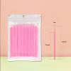 600PCS Microswabs for Eyelash ExtensionsDisposable Micro Applicators Brush for Cleaning and Applying Make-up Pink (Head Diameter: 2.0mm) view 2