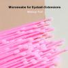 600PCS Microswabs for Eyelash ExtensionsDisposable Micro Applicators Brush for Cleaning and Applying Make-up Pink (Head Diameter: 2.0mm) view 3