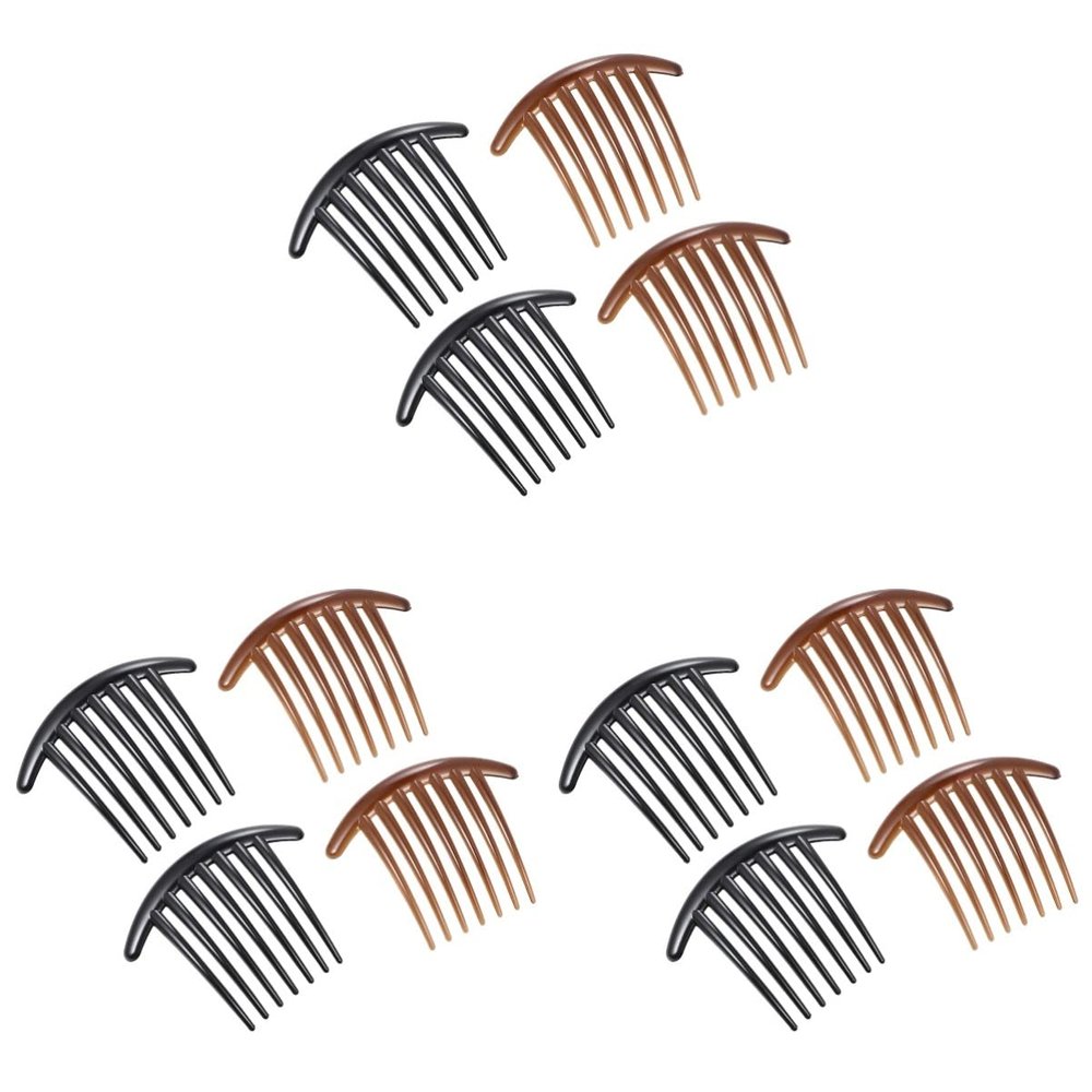 KALLORY 30pcs Classic Design Hair Combs Acrylic Side Combs Insert for Women for Daily Use and Styling