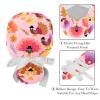 2 Pcs Nurse Scrub Caps Women Long Hair, Happy Thanksgiving Turkey Adjustable Working Cap with Button and Sweatband view 4