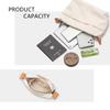 YONBEN Insert Storage Bag Purse Organizer and Cosmetic Travel Bags for Women Makeup Bag with Compartments Three Sizes Cotton Canvas built-in compartments functiona and fashionable view 4