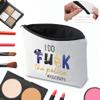 CMNIM Police Officer Gifts Police Wife Makeup Bag Funny Wife Gift for Policeman Girlfriend I Do F-ck The Police view 3