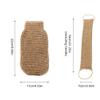2 Pices Sangle Lave Dos, Gants Exfoliants Gants de Crin en Chanvre Naturel Eponge Exfoliante Dos, limine Les Peaux Mortes Efficacement pour Bains du Dos Corps Femmes et Hommes view 3