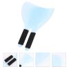 FRCOLOR 6pcs Mask Shield for Hairdressing - Face Cover for Salon Use Material for Easy Application Random Colors for Stylists and Home Users view 3