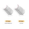 QUEWEL Premade Lash Fans, 5D Premade Fans Eyelash Extensions 0.07mm Thickness D Curl 11mm Volume Lash Extensions Short Stem Pre Made Fans Eyelash Extensions(5D 0.07D 11mm New) view 2