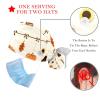 2 Pcs Nurse Scrub Caps Women Long Hair, Happy Thanksgiving Turkey Pumpkin Adjustable Working Cap with Button and Sweatband view 3