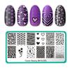 Maniology Hearts and Gradients Nail Stamping Plate Set, Classic Heart Star Gradient Manicures, Layered Nail Art Designs (Hearts + Stars (BM-XL355), Classic Gradients (M278), Bleeding Hearts (M272)) view 2