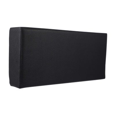 Healeved Pu Leather Neck Pillow for Massage Therapy Ergonomic Face Support Cushion for Spa and Beauty Salon Comfortable Cervical Spine Relief Molded Design Black