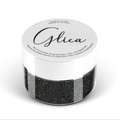 MARBLERS Glitter Mica Powder [Black Magic] 0.14oz (4g) | Glitter Mica | Highly Pigmented | Non-Toxic, Vegan, Cruelty-Free | Eyeshadow, Body Butter, Nail Polish, Nail Art | Party, Body, Face Makeup
