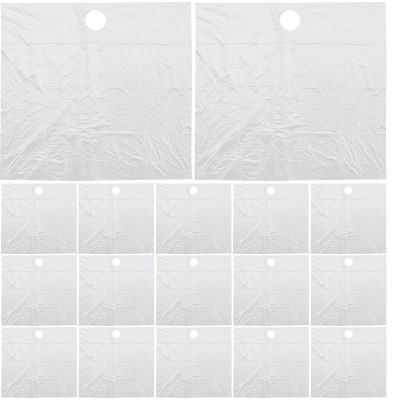 minkissy 20pcs Disposable Beard Catcher Multi Function Hair Catching Sink Bathroom Kitchen Sinks Ideal Shaving Trimming Non Stick Beard Hair Catcher Grooming 25.6 x 25.6inch