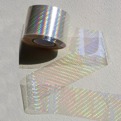 1roll NailMAD Clear Heart Nail Foils 100M4CM Nail Transfer Foils Laser Nail Decals (Clear Dots)