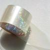 1roll NailMAD Clear Heart Nail Foils 100M4CM Nail Transfer Foils Laser Nail Decals (Clear 10) view 1