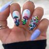 Maniology Forest Wonders Nail Stamping Plate Set, Mushrooms Frogs Manicure, Rainforest Woods Animal Nail Art (Magic Mushrooms (M280), Hop To It (M303)) view 4