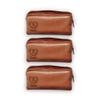 Leather Toiletry Bag for Men - Custom Toiletry Bag for Men - Personalized Toiletry Bag for Men - Custom Travel Toiletry Bag for Men, Mens Shaving Bag for Birthday, Holiday & Groomsmen Gifts (3, Brown) view 1