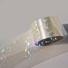 1roll NailMAD Clear Heart Nail Foils 100M4CM Nail Transfer Foils Laser Nail Decals (Clear 55) view 4