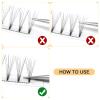QUEWEL Premade Lash Fans, 8D Premade Fans Eyelash Extensions 0.07mm Thickness D Curl 14mm Volume Lash Extensions Short Stem Pre Made Fans Eyelash Extensions(8D 0.07D 14mm) view 4