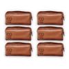 Leather Toiletry Bag for Men - Custom Toiletry Bag for Men - Personalized Toiletry Bag for Men - Custom Travel Toiletry Bag for Men, Mens Shaving Bag for Birthday, Holiday & Groomsmen Gifts (6, Brown) view 1