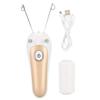 Electric Hair Remover Body Facial Threading Epilator with Cotton Thread Hair Shaver Golden. view 1