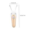 Electric Hair Remover Body Facial Threading Epilator with Cotton Thread Hair Shaver Golden. view 2