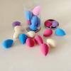 Mini Makeup Sponge Multi-colored 10 Pcs Small Beauty Sponge Blender Set for Foundation, Powder, Concealer Highlight,and Eye Shadow view 1