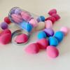 Mini Makeup Sponge Multi-colored 10 Pcs Small Beauty Sponge Blender Set for Foundation, Powder, Concealer Highlight,and Eye Shadow view 4