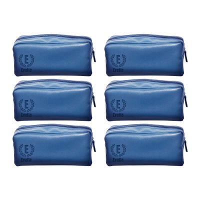 Leather Toiletry Bag for Men - Custom Toiletry Bag for Men - Personalized Toiletry Bag for Men - Custom Travel Toiletry Bag for Men, Mens Shaving Bag for Birthday, Holiday & Groomsmen Gifts (6, Blue)