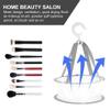 minkissy 2pcs Hanging Mesh Drying Net for Makeup Sponges and Brushes Portable Cosmetic Supply Rotation Hook for Travel and Home Use view 2