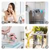 minkissy 2pcs Hanging Mesh Drying Net for Makeup Sponges and Brushes Portable Cosmetic Supply Rotation Hook for Travel and Home Use view 4