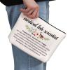 G2TUP Medical Lab Scientist Gift Medical Lab Scientist Definition Makeup Bag Lab Tech Cosmetic Bag Lab Technician Gift Science Geek Zipper Travel Bag (Medical Lab Scientist White Bag) view 2