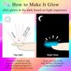 SUPWEE Glow in The Dark 3D Sculpting Gel for Nail Art 8 Colors Carving Painting Drawing Nail molding Gel Home Manicure DIY Nail Salon Kit view 2