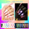 SUPWEE Glow in The Dark 3D Sculpting Gel for Nail Art 8 Colors Carving Painting Drawing Nail molding Gel Home Manicure DIY Nail Salon Kit view 3
