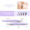 SIVOTE Lash Tweezers for Eyelash Extensions, Pack of 5 Purple  Lash Extension Tweezers Set with Diamond Grip, Precision Fiber Tip for Volume Eyelash Extensions view 3