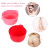 Mobestech Hair Removal Bowl Silicone Wax Bowl Set of 3 Nonstick for Microwave Oven Waxing Supplies Random Color view 2