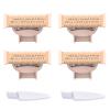 4PCS LinMei Nu Shaver Replacement Heads Compatible for Finishtouch Flawless Women Nu Razor with 2 Cleaning Brush view 1