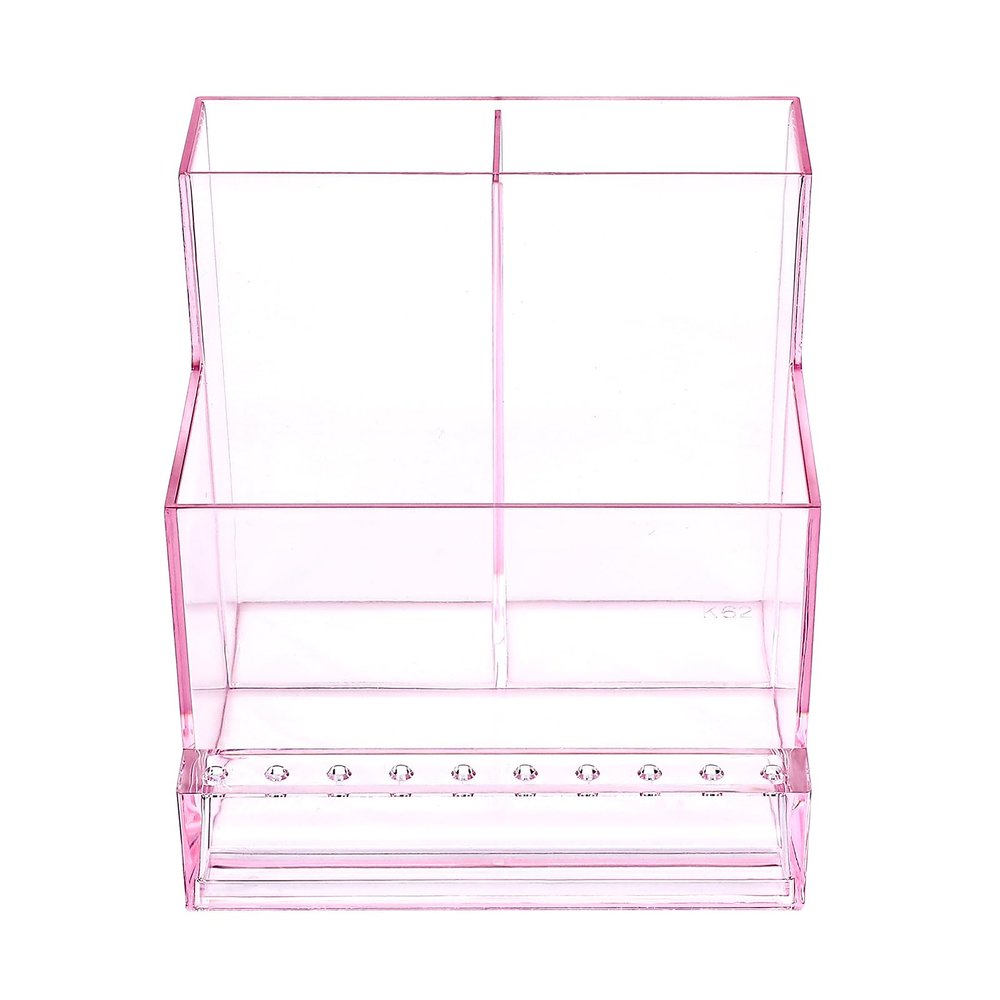 FRCOLOR Nail Drill Bit Holder Organizer Acrylic Display Rack Holder Nail Bit Stand Container Case Nail Drill Bits Stand Displayer Organizer Manicure Tools