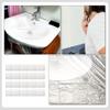 FOMIYES 20Pcs Sheets beard organizer beard apron christmas gifts for men shaving machines for men beard trimming stocking stuffers beard catcher shaving apron sink cover Disposable man view 3