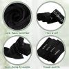Shimeyao 20 Pack Makeup Towels Black Makeup Washcloths for Face Microfiber Remover Cloth 13x13 Inch Quick Dry Face Towels for Cleansing Hand view 3