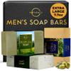 O Naturals Bar Soap for Men - 3-Pcs Mens Soap Bar - Natural Soap - Mens Bar Soap - Body Soap Bars - Men Soap - Natural Soap for Men - Organic Men's Soap Bars - Exfoliating Soap Bar - Citrus,Olive&Mint view 1