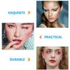 KALLORY 5 Sets Facial Gems, Colorful Face Body Rhinestone Face Jewels Stick on Makeup Decoration for Women Girls view 4