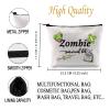 JXGZSO Zombie Lover Gift Zombie Survival Bag Zombie Face Makeup Pouch Bag Christmas gift (Zombie Face Makeup Pouch Bag) view 2
