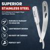 Straight Razors for Men with 20 Straight Edge Razor Blade & Case, Mens Straight Razor for Shaving Navajas Para Barbero Barber Razors for Men, Beard Razor view 2