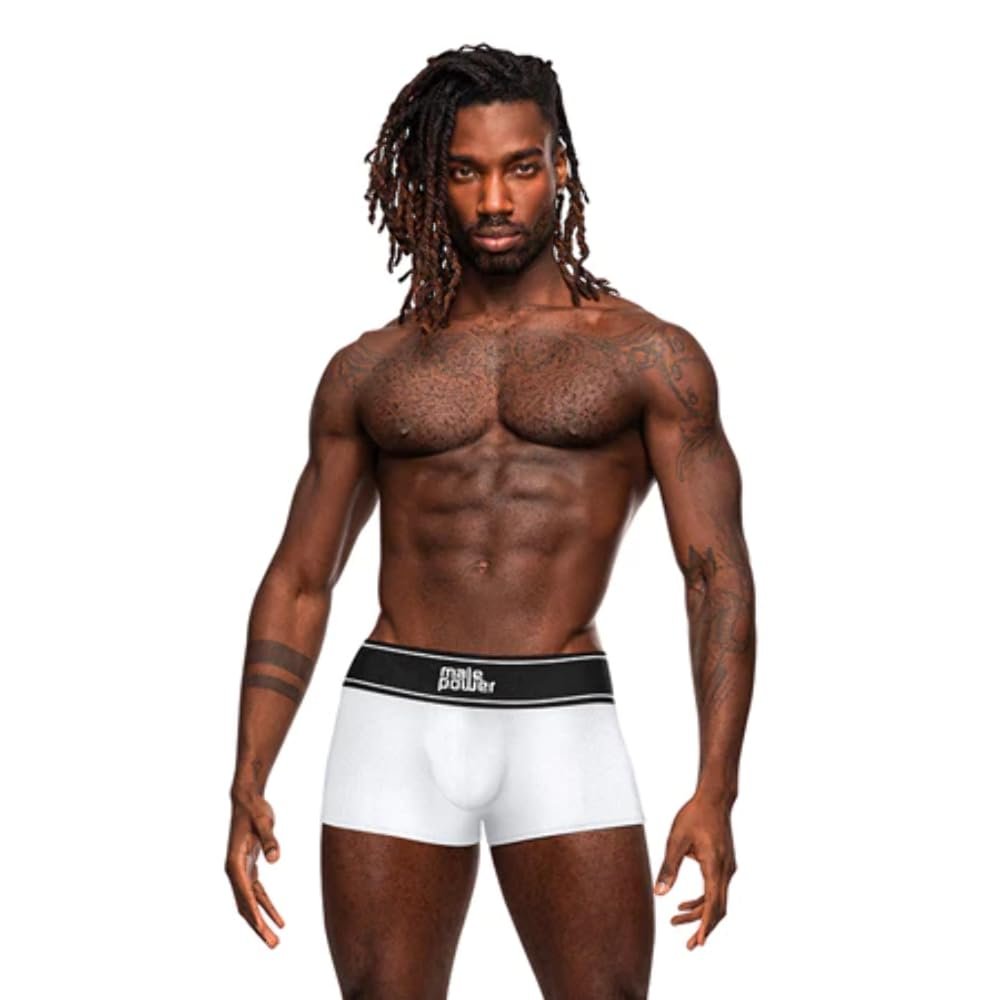 153-275 Modal Rib Pouch Short Color White Size S