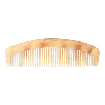 FRCOLOR Natural Horn Comb for Women Anti-static Hair Smoothing Tool Portable Detangling Comb Promotes Healthy Hair and Blood Circulation for Handbag Use